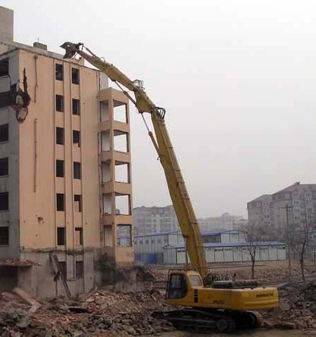 挖掘機(jī)拆樓臂，挖掘機(jī)拆樓臂廠(chǎng)家，挖掘機(jī)改裝拆樓臂