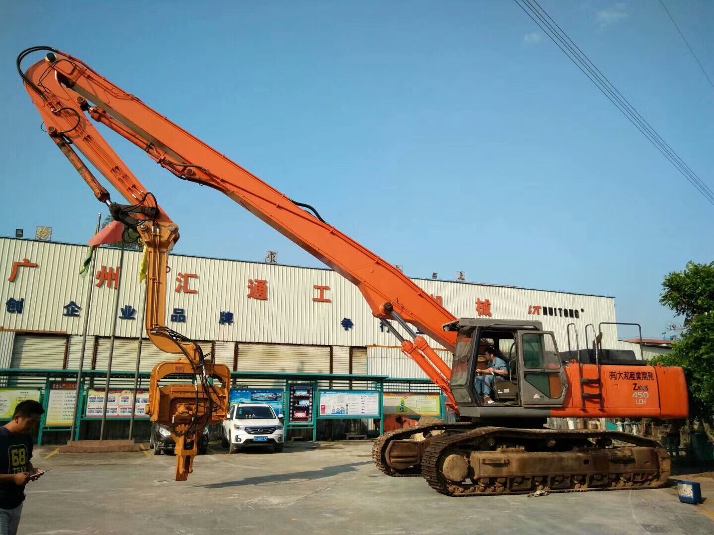 挖掘機(jī)打樁臂、打樁臂、打樁錘、挖掘機(jī)打樁臂廠(chǎng)家