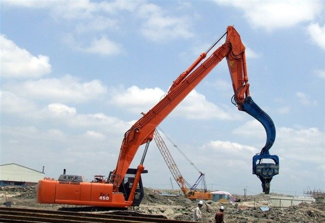 挖掘機(jī)打樁臂、打樁臂、打樁錘、挖掘機(jī)打樁臂廠(chǎng)家