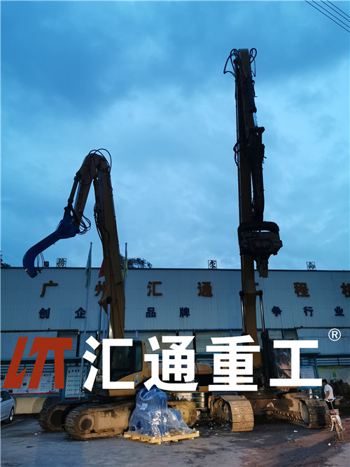 挖掘機(jī)打樁臂、打樁臂、打樁錘、挖掘機(jī)打樁臂廠家